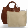 Kožené kabelka shopper bag Vittoria Gotti zrzavá VG804
